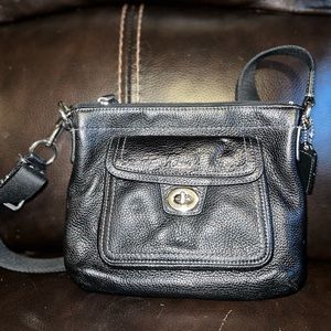 Black coach purse